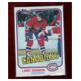 LARRY ROBINSON 1981-82 TOPPS HOCKEY CARD
