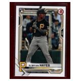 KE'BRYAN HAYES 2021 BOWMAN ROOKIE CARD