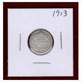 CANADA 1913 SILVER DIME