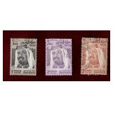 BAHRAIN 3 USED HI VALUE STAMPS SCOTT #238-240