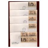 USA 1971 PRESERVATION ISSUE SET OF FDCs