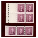 CANADA KGVI MINT BOOKLET PANES VF