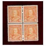 CANADA 1935 KGV MH BLK 4 CENT PICTORIAL ISSUE