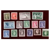 CANADA 15 MINT 'G' OVERPRINTED OFFICIAL STAMPS