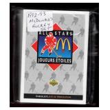 1992-93 McDONALD's HOCKEY CARD SET