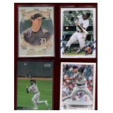 DETROIT TIGERS 4 DIFFERENT ROOKIE BASEBALL CARDS