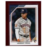 JEREMY PENA 2022 TOPPS GALLERY ROOKIE CARD