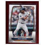 RILEY GREENE 2023 BOWMAN ROOKIE BASEBALL CARD