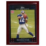 STEVE SMITH 2007 TOPPS ROOKIE FOOTBALL CARD