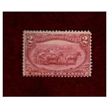 USA 1898 MH 2 CENT TRANS-MISSISSIPPI ISSUE STAMP