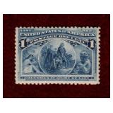 USA 1893 MNH 1 CENT COLUMBIAN ISSUE STAMP -note