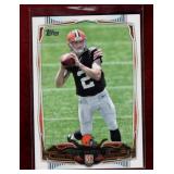 JOHNNY MANZIEL 2014 TOPPS ROOKIE FOOTBALL CARD