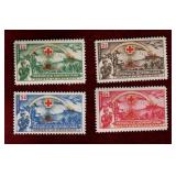 DOMINICAN REPUB. 1944 MLH 80TH ANN RED CROSS SET