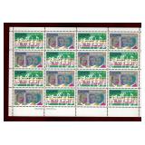 CANADA MNH PANE O CANADA CENTENARY STAMPS