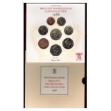 UNITED KINGDOM 1986 UNCIRCULATED COIN SET