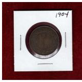 CANADA 1904 LARGE PENNY