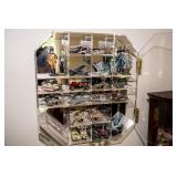 Display Case with Antique Diecast Military Soldier