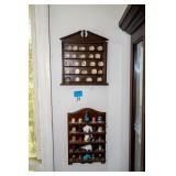 Display Cases with Vintage Franklin Mint