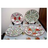 RARE Vintage Canton Rose Medallion Platter