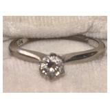 Vintage Kasper & Esh Engagement Ring/Red Coral Rin