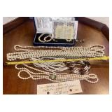Vintage Pearl Lot With Sakata Akoya Pearls