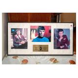 McCoy,Spock&Captain Kirk Star Trek TOS Autographed