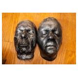 Plaster Life Masks- including Anthony Hopkins