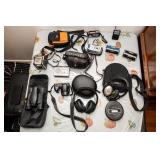 Misc Camera/Headphone/Binoculars Lot