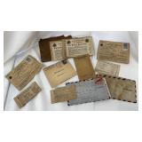 Old War Rations, Postcards, and Letters