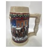Vintage Budweiser Holiday Stein