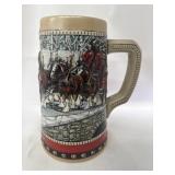 Vintage Budweiser Holiday Stein