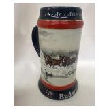 Vintage Budweiser Holiday Stein