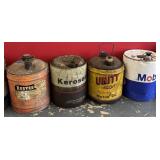 advertisement Oil Cans