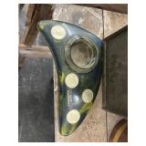 Lucite boomerang ashtray