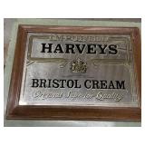 Harveys Bristol Cream Mirror Sign