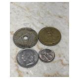 Lot Of Belgian Coins