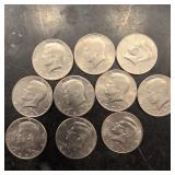 Lot Of Kennedy Half Dollar 1972,1971,1979,2000