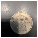 1964 Sweden 10 Ore Coin