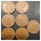 Lot Of Canadian Pennies