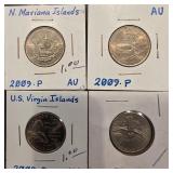 2009 Philadelphia Mint U.S. Territory Quarters