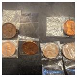 Lot Of Pennies 1957,1956,1962,1955,1956