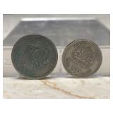 Lot Of 2 Moroccan Coins