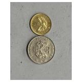 Lot Of 2 Singapore Coins