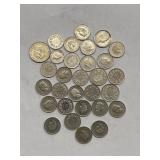 Lot Of Swiss Rappen Coins