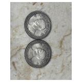 Lot Of 2 Taiwan Coins