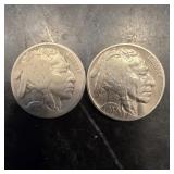 Lot Of 2 Buffalo Nickels