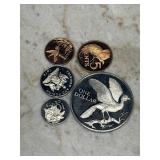 Lot Of Trinidad Coins