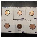 Lot Of 2009 Pennies