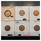 Lot Of Wheat Pennies