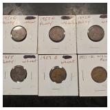 Lot Of Wheat Pennies